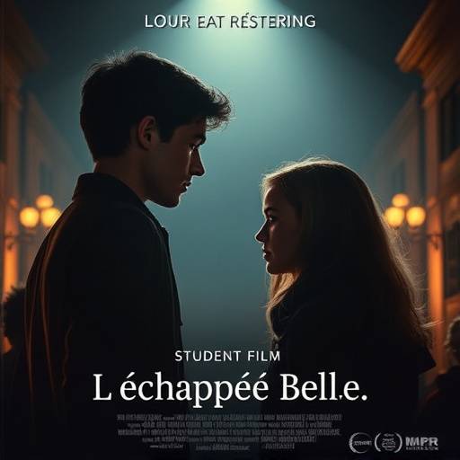 Affiche du film étudiant 'L'Échappée Belle'