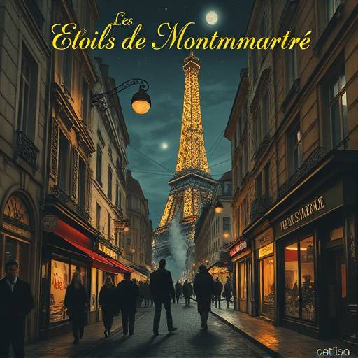 Affiche du film étudiant 'Les Étoiles de Montmartre'
