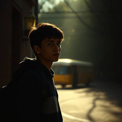Image tirée du film étudiant 'L'Ombre du Passé'