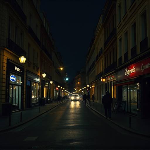 Image tirée du film étudiant 'Paris la Nuit'
