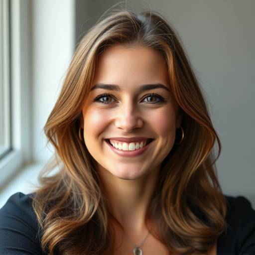 Portrait de Manon Roussel souriante
