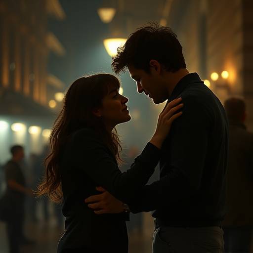 Scène du court-métrage étudiant 'Le Dernier Tango à Belleville'